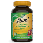 Natures Way Alive! Calcium Gummies 60 Gummies