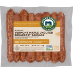 Vermont Maple Uncured Pork Breakfast Sausage
