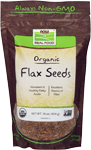 Now Foods Flax Seeds Organic bag 16 oz