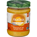 nutiva coconut oil buttery flavor jar 14 oz