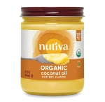 nutiva coconut oil buttery flavor jar 14 oz