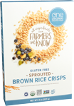 one degree gluten free sprouted brown rice crisps 8 oz