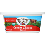 Organic Cream Cheese Spread Tub