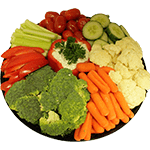 Veggie Tray with Dip (serves 8-10)
