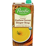 Creamy Cashew Carrot Ginger Soup Organic
