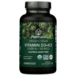 Organic Vegan Vitamin D3 + K2