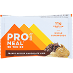 probar meal peanut butter chocolate chip bar 3 oz