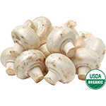 Organic White Whole Mushrooms
