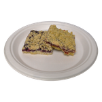 Vegan Raspberry Crumble Bar