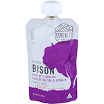 Grassfed Bison wioth Organic Kabocha Squash and Spinach