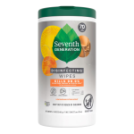 seventh generation disinfecting wipes lemongrass citrus scent 70 wipes