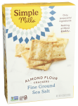 simple mills fine ground sea salt cracker box 4.25 oz