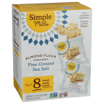 Fine Ground Sea Salt Almond Flour Crackers Snack Packs