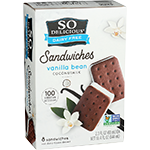 Vanilla Bean Sandwiches Coconutmilk Frozen Desset
