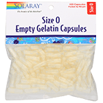 Empty Gelatin Capsules Size 0