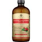 Liquid Calcium Magnesium Citrate w/Vit D3 Strawberry