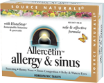 Source Naturals Allercetin Allergy & Sinus 48 Tablets