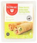 Thai Basil Chicken Spring Rolls