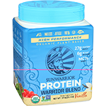 sunwarrior warrior blend high performance organic plant based protein vanilla 13.2 oz