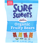 surf sweets fruity gummy bears organic 2.75 oz