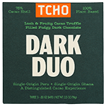 Cacao Truffle Filled Dark Chocolate 75% Cacao Dark Duo