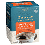 Teeccino Dandelion Caramel Nut Herbal Coffee Bag 11 oz 