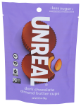 unreal dark chocolate almond butter cups 3.20 oz