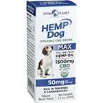 Hemp Dog Organic 1500 mg CBD Drops MAX Bacon Flavor