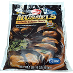 Mussels In Garlic Butter Sauce