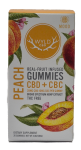 Real-Fruit Infused Gummies Peach 50mg CBD