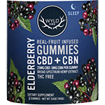 Real-Fruit Infused Gummies Elderberry 50mg