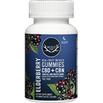 CBD+CBN Infused Elderberry Gummies 500 Mg