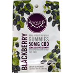 Real-Fruit Infused Gummies 50mg CBD Blackberry