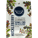 Real-Fruit Infused Gummies 50mg CBD Huckleberry