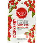 Real-Fruit Infused Gummies 50mg CBD Raspberry
