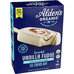 Swirled Vanilla Fudge Ice Cream Bar