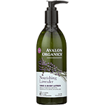 avalon organics lavender organic hand and body lotion pump bottle 12 oz
