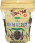 bob's red mill organic whole chia seeds 12 oz