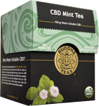 buddha tea cbd mint tea 90 mg water soluble cbd 18 bags
