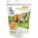 Calming CBD Soft Chews For Dogs 10 mg Peanut Butter