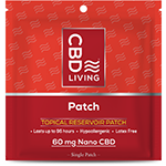 cbd living topical patch 60 mg 1 patch