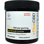 Plus CBD Extra Strength 10 mg Cherry Mango Gummies