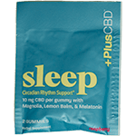 Plus CBD Sleep Gummies Raspberry 10 mg