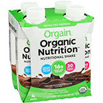 Organic Nutrition Nutritional Shake Creamy Chocolate Fudge