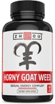 zhou horny goat weed sexual energy complex 60 veggie caps