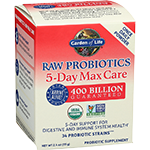 Raw Probiotics 5-Day Max Care 400 Billion