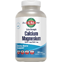 Kal Extra Strength Calcium + Magnesium--250 Tablets