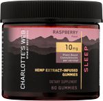 Hemp Extract Gummies For Sleep Support Raspberry