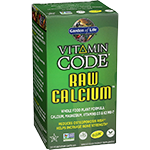 garden of life vitamin code raw calcium 120 capsules