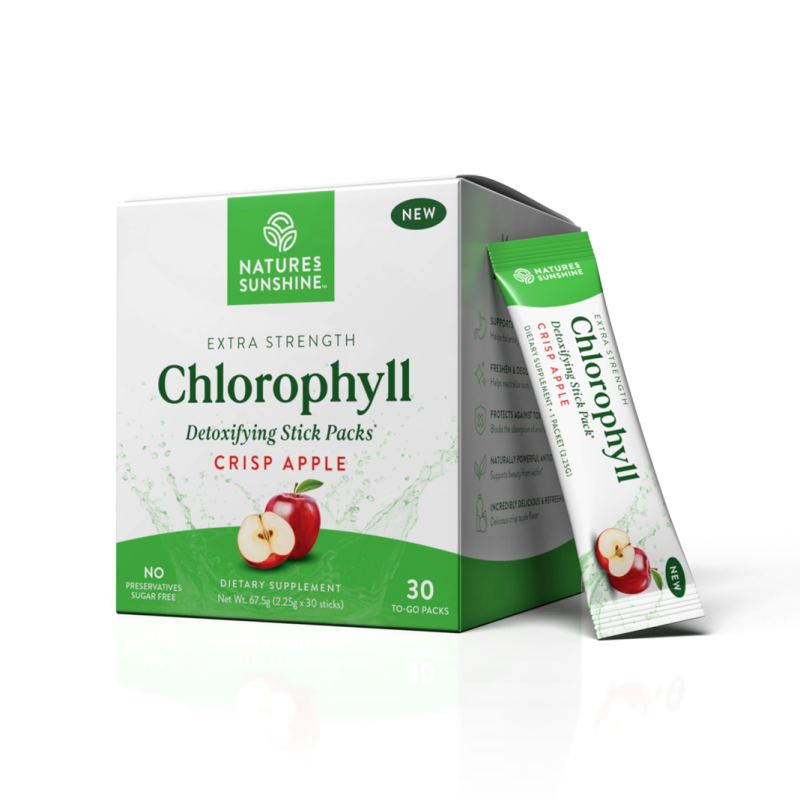 Chlorophyll Detoxing Apple